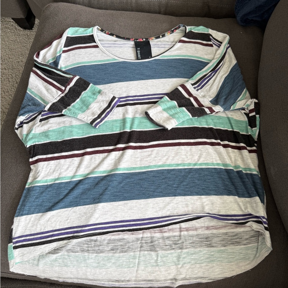 Striped Multicolor Women's Top